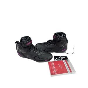 Alpinestars Stella Faster-3 Shoes Black Fuchsia Women's Size 10